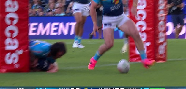 Foran is there to deny Cotter