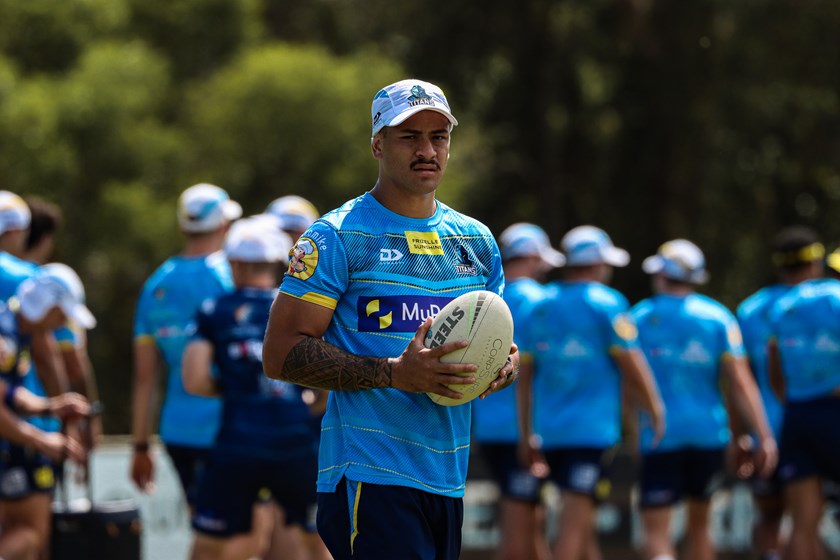 Phil Sami is only 18 games away from his 100th NRL appearance. Photo: Gold Coast Titans