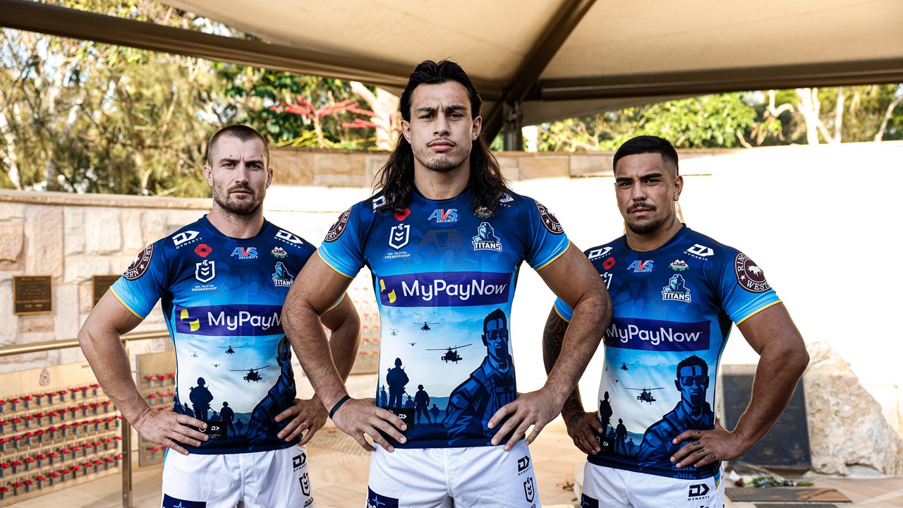 NRL 2023: Titans, Aspire to Inspire - Titans 2023 ANZAC Round