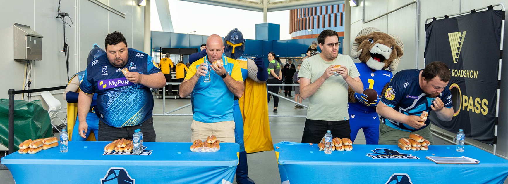 Enter the Titans Hot Dog Eating Contest today