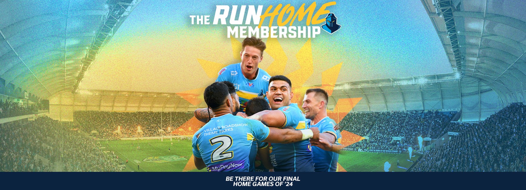 Become a Run Home Member and be there for our final 4 home games