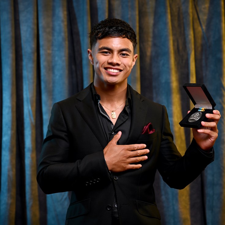 Young gun Kini collects Paul Broughton Medal