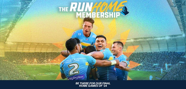 Become a Run Home Member and be there for the big finish