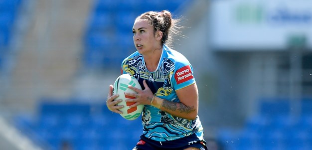 Sharks grind down Titans to assert NRLW title credentials