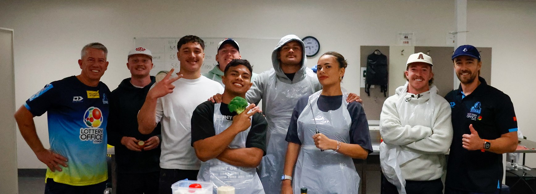 Titans take to the kitchen to help enhance performance