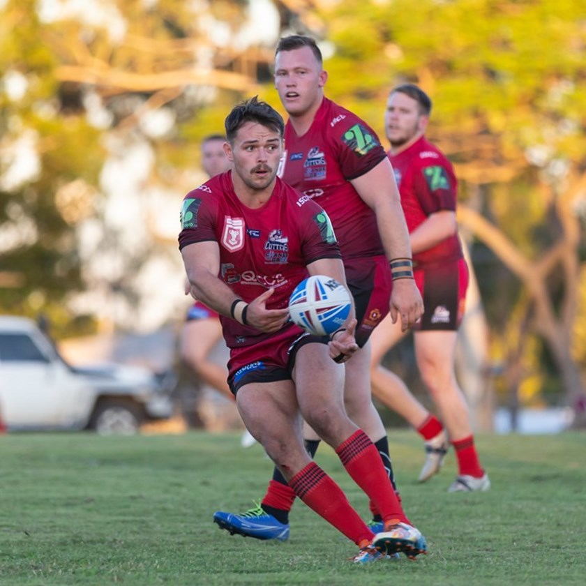 Sean Mullany competing with the Mackay Cutters in 2024.