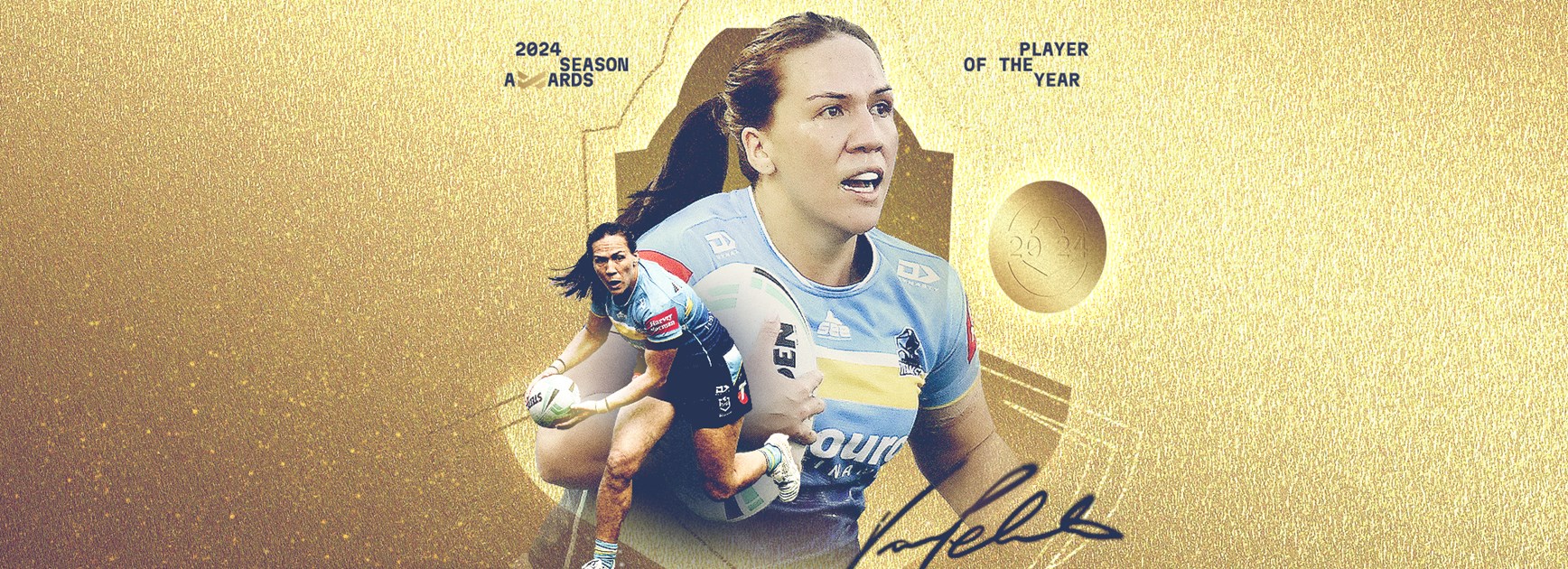 Pelite claims triple crown after inspiring NRLW season