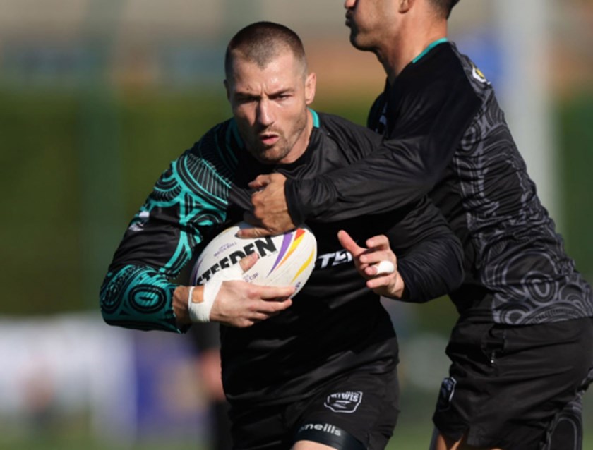 New Titans recruit Kieran Foran preparing for his opening clash against Lebanon.