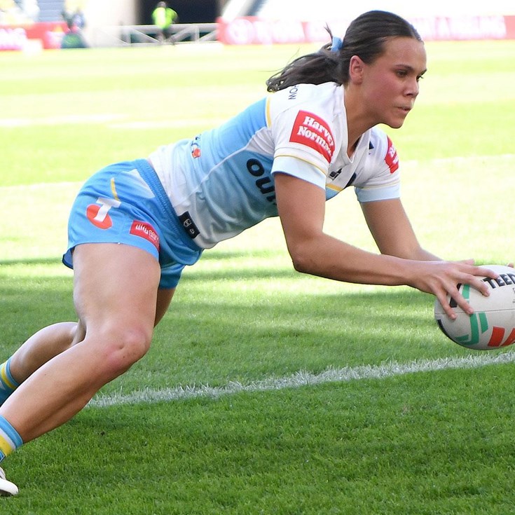 Georgia Grey scores first NRLW try