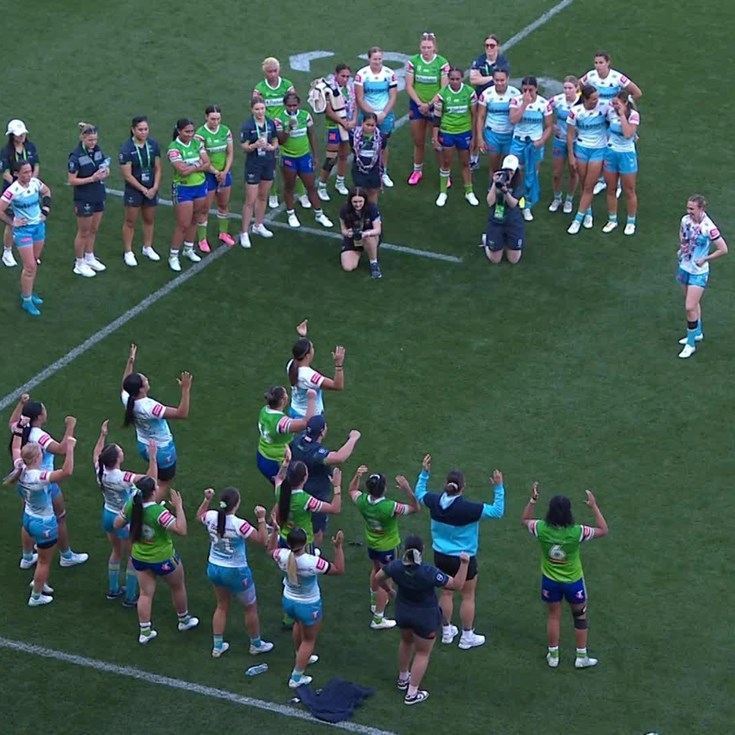 A special haka for NRLW stalwart Karina Brown