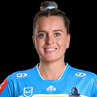 Official Telstra Women's Premiership profile of Karina Brown for Gold Coast  Titans Women